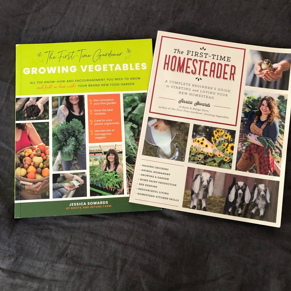 Jessica Sowards Roots and Refuge Farm book lot bundle
